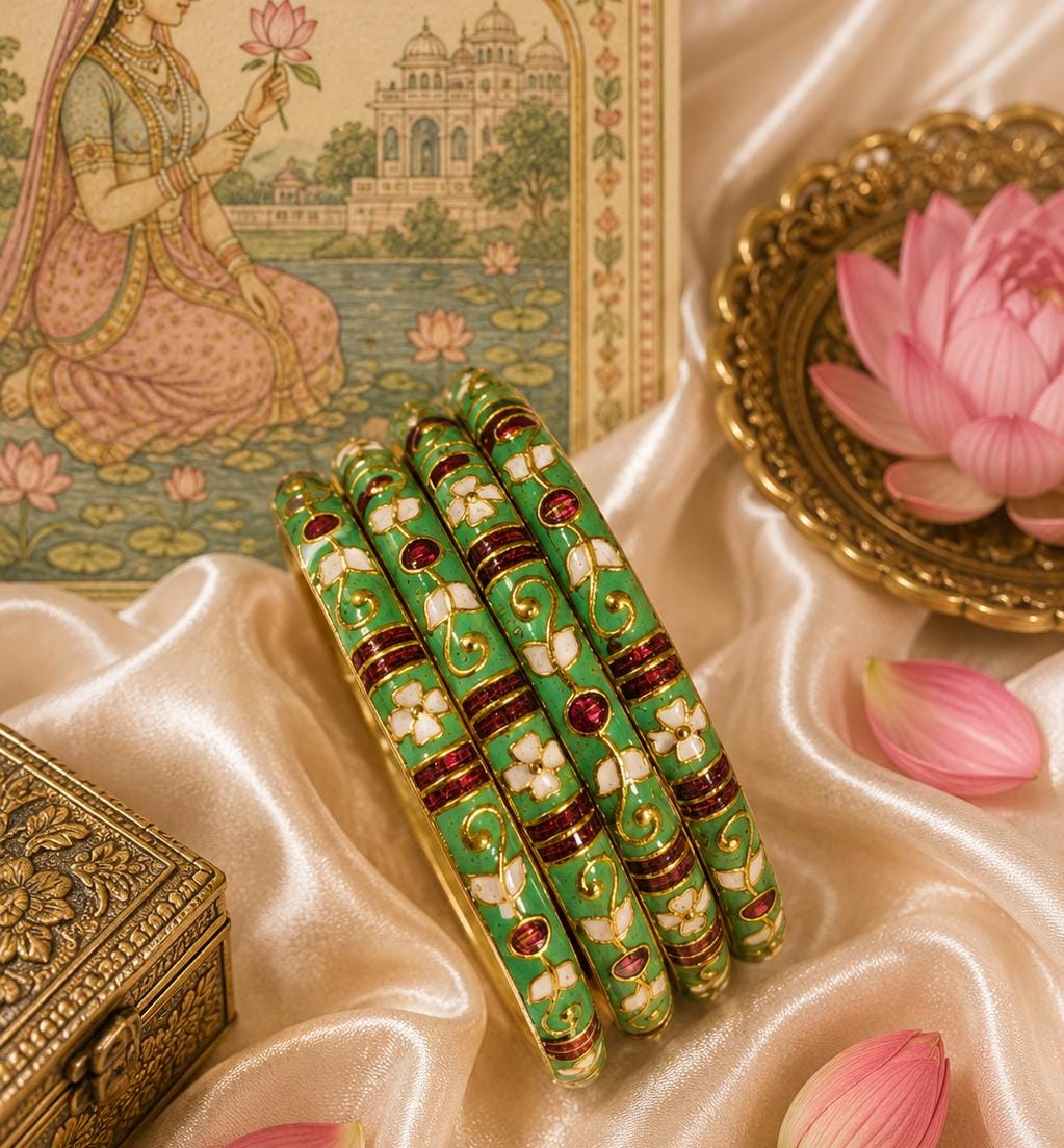 pistachio bangles